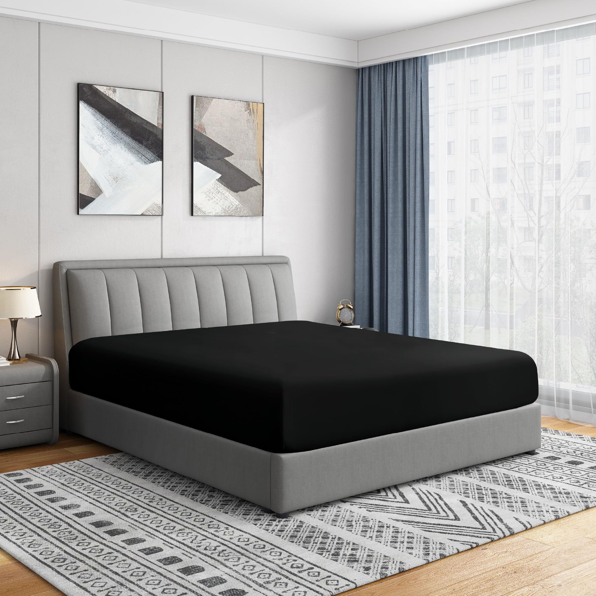 Cathay Home Twin Fitted Sheet - Double Brushed