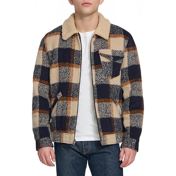 Levi's Men's Cozy Vintage Sherpa Trucker Jacket, (New) Tyrone