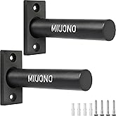 MIUONO Weight Plate Holder, Wall Mounted Weight Rack Storage for Weight Plates, Home Gym Organizer