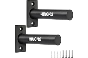 MIUONO Weight Plate Holder, 2 Pack Weight Plate Rack, Fit for 2 Inch Olympic Plate Storage Home Gym