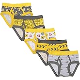 Bioworld Trucks Toddler Boys Cotton Briefs With Pouch (5 Pack)