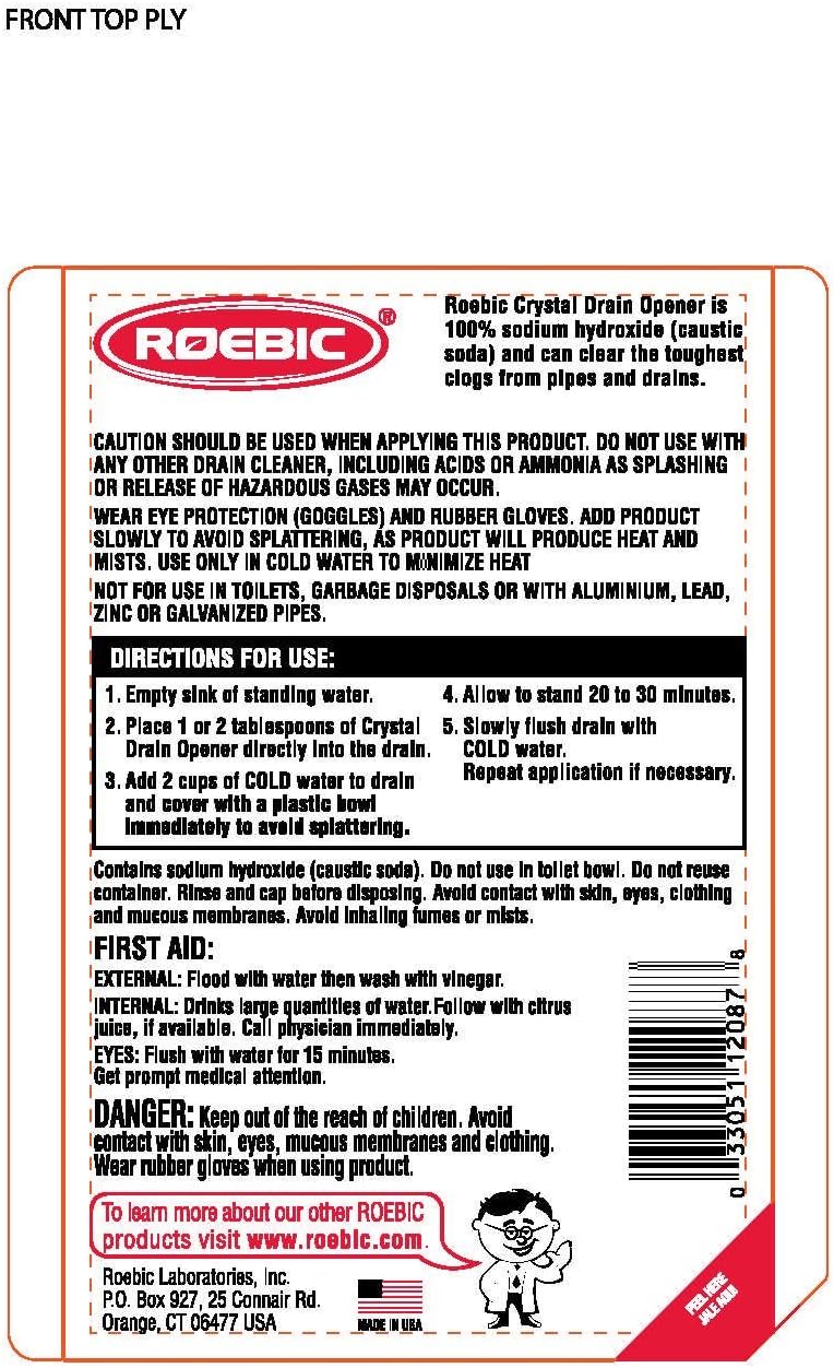 Amazon Com Roebic Hd Cry Do Professional Strength Crystal Drain Opener Heavy Duty Cleaner Clears Clogs And Melts Grease 100 Lye 2 Lbs 2 Lbs White Home Improvement