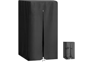 MRWiZMS Protective Cover for Pull Up Bar Station with Waterproof Zipper, 420D Oxford Cloth,Waterproof Cover for Power Tower/Pull Up Bar Station, Dustproof, Universal