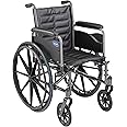 Invacare TREX20RFP Series Tracer EX2 Standard Folding Wheelchair for Adults with 20" Seat Width and Full Arms