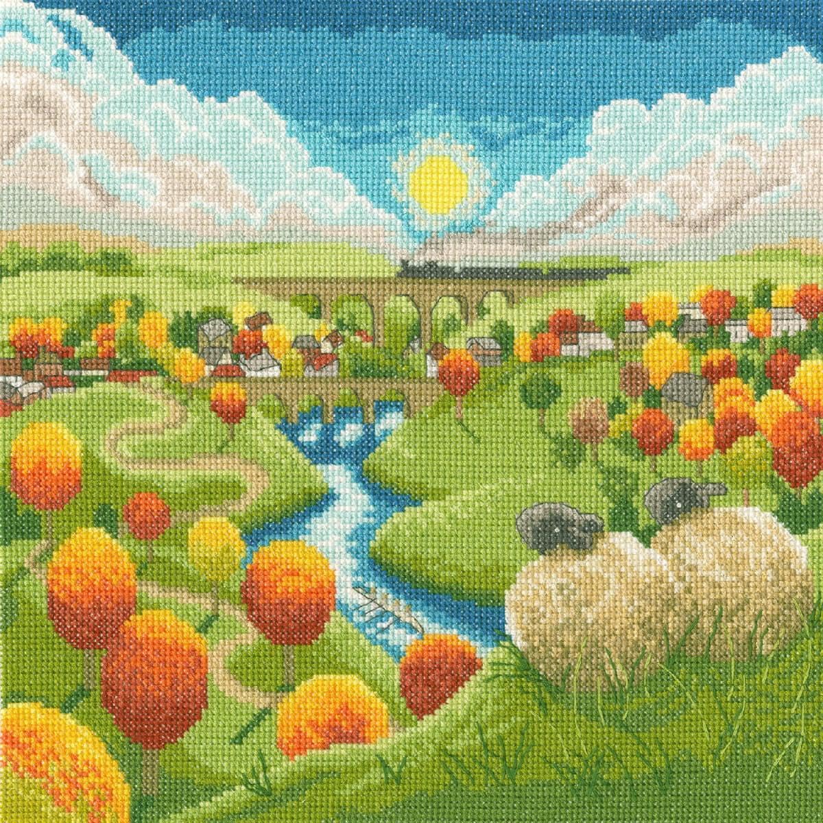 Bothy Threads Counted Cross Stitch Kit - Watching The World Go By