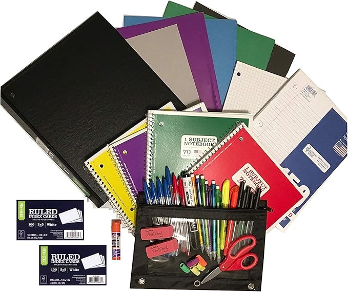 School Supply Bundle for Middle to High School Students Amazon.ca Office Products