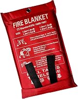 1ABOVE Large 1x1M Fire Blanket Emergency Fire Suppression Home Kitchen Office view 1