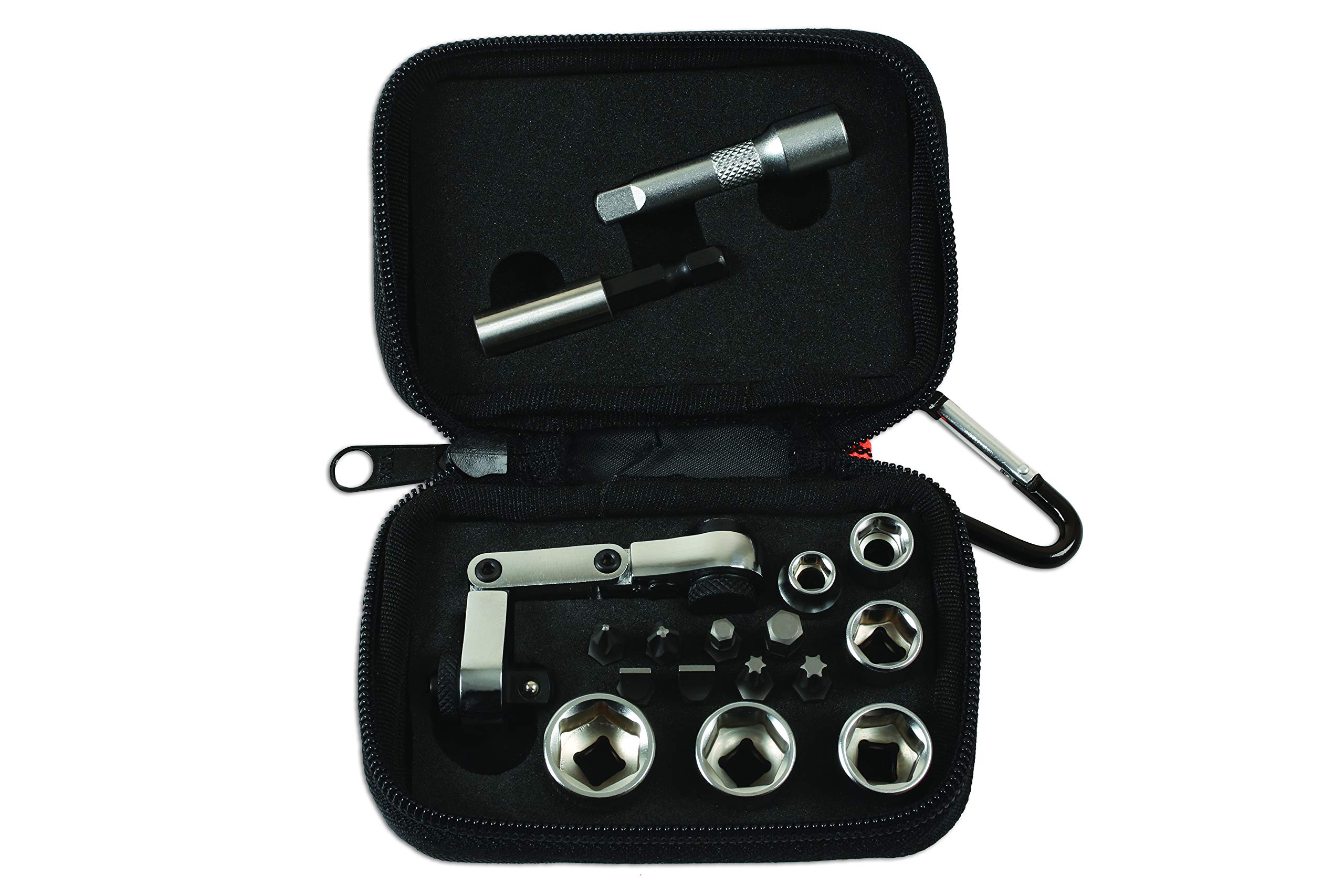 Laser 6945 Mini Flexi Ratchet Socket and Bit Set 17pc
