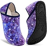 VIFUUR House Slippers for Women Men Slip on Indoor Barefoot Slipper Socks Fuzzy Cozy Sock Shoes for Home Bedroom Travel