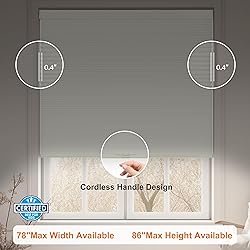 Boolegon Blackout Cellular Shades Cordless Pull