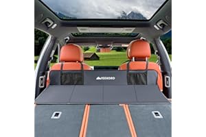YEEKORO Car Rear Seat Mattress Extension Plate, Foldable Car Back Seat Extender，Portable Mattress for Sleeping, Increase Trav