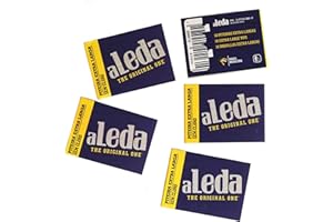 aLeda Extra Wide Chlorine free Unbleached Perforated Filter Tips- 5 booklets x 50 tips