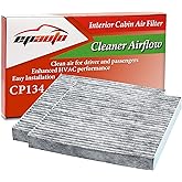 EPAuto CP134 (CF10134) Premium Cabin Air Filter includes Activated Carbon - 2 Pack