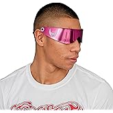 Costume Agent Adult Unisex Bret Hitman Hart Wrestler Replica Wrap Around Halloween Sunglasses