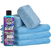 Chemical Guys HOL229 Ultimate Ceramic Coating Kit - HydroSlick HyperWax SiO2 Gel (16 fl oz) for Long-Lasting Shine & Protection, with 2 Premium Microfiber Applicators & 3 Workhorse Towels, (6 Items)