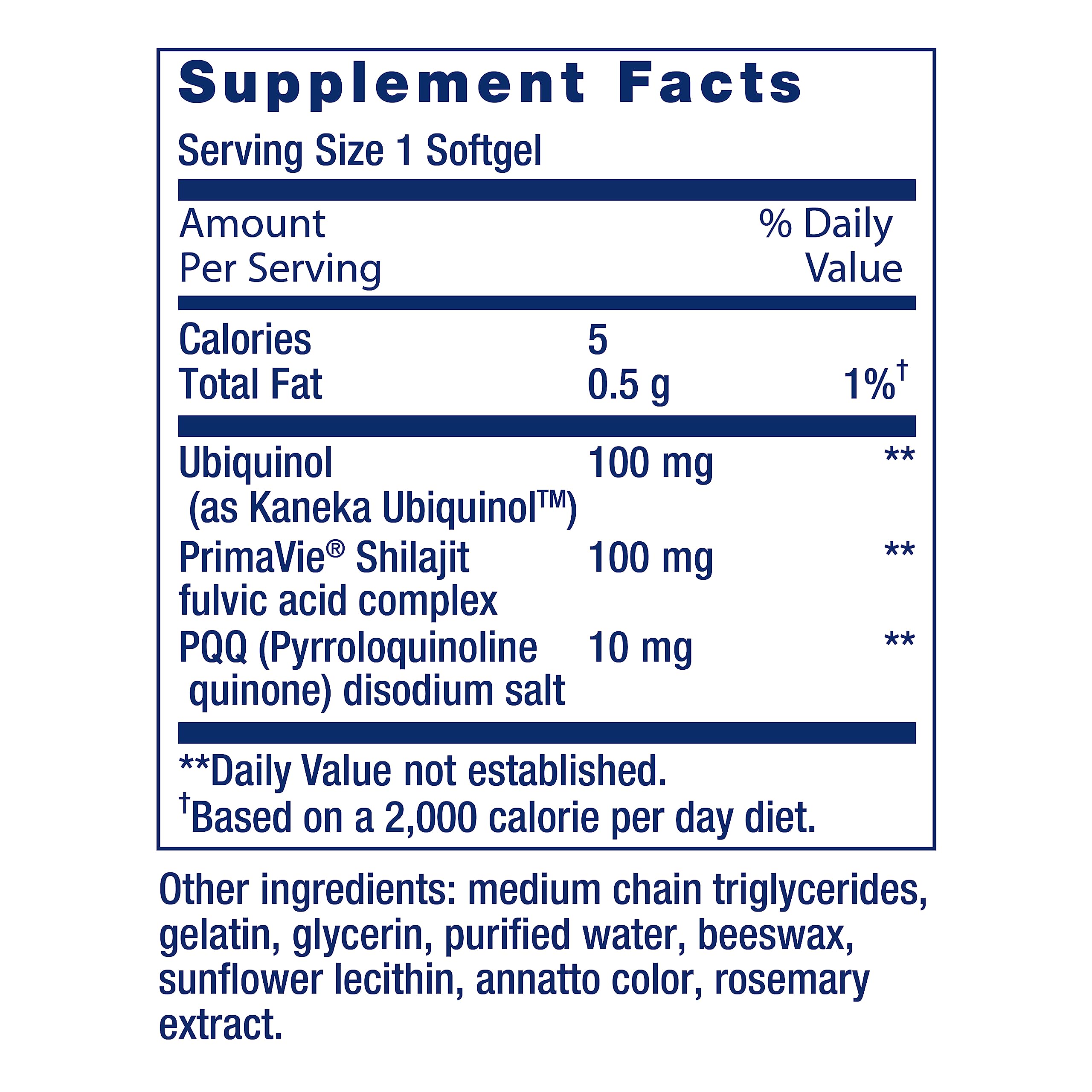 Life Extension Super Ubiquinol CoQ10 with PQQ, CoQ10, PQQ & N-Acetyl-L-Cysteine (NAC), Immune, Respiratory, Liver Health