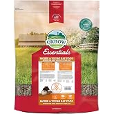 Oxbow Essentials Mouse &amp; Young Rat Food, Complete Rodent Pellets, 2.5 lb | Uniform Rat Food Pellets, Veterinarian Recommended, Vitamins And Minerals, Uniform, Made In USA, Mice, Mouse, Young Rats