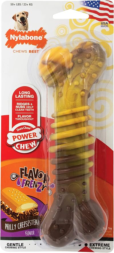 Nylabone Extreme Tough Dog Chew Toy Bone Nylon, X-Large, 23 kg+