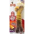 Nylabone Flavor Frenzy Dental Bone Power Chew Toy, Dog Toys for Aggressive Chewers, Philly Cheesesteak, X-Large - 50+ lbs, 1 Count