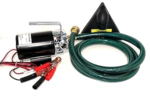 MP MARESH PRODUCTS 12-volt DC 1/10th HP 330 GPH Battery Powered Portable Mini Water Transfer Utility Pump with Metal Connectors for Standard 3/4" Garden Hose Great for removing water from Boats Water Yard or Garden