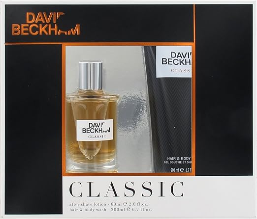 David Beckham Classic Gift Set 60ml Aftershave and 200ml Body Wash ...