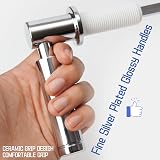 Weielt Toilet Flush Handle Replacement Kit Zinc Alloy with Chain Adjustable Arm view 5