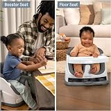 Ingenuity Baby Base 2-in-1 Seat Slate Booster Chair Ages 6 Months+ view 2