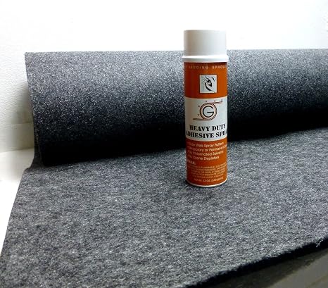 Amazon Com 4ft X 15ft Grey Speaker Box Carpet Spray Adhesive Office Products