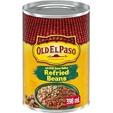 Old El Paso Refried Beans with Mild Green Chilies, 398ml/13.5oz., {Imported from Canada}