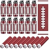 Olgaa 24Pcs Sport Party Favors 12 Pcs Reusable Football Water Bottle Bulk 20 oz 12 Pcs Soft Cooling Towels Sports Accessories for Party Favor Players Lovers Team Gifts (Football)