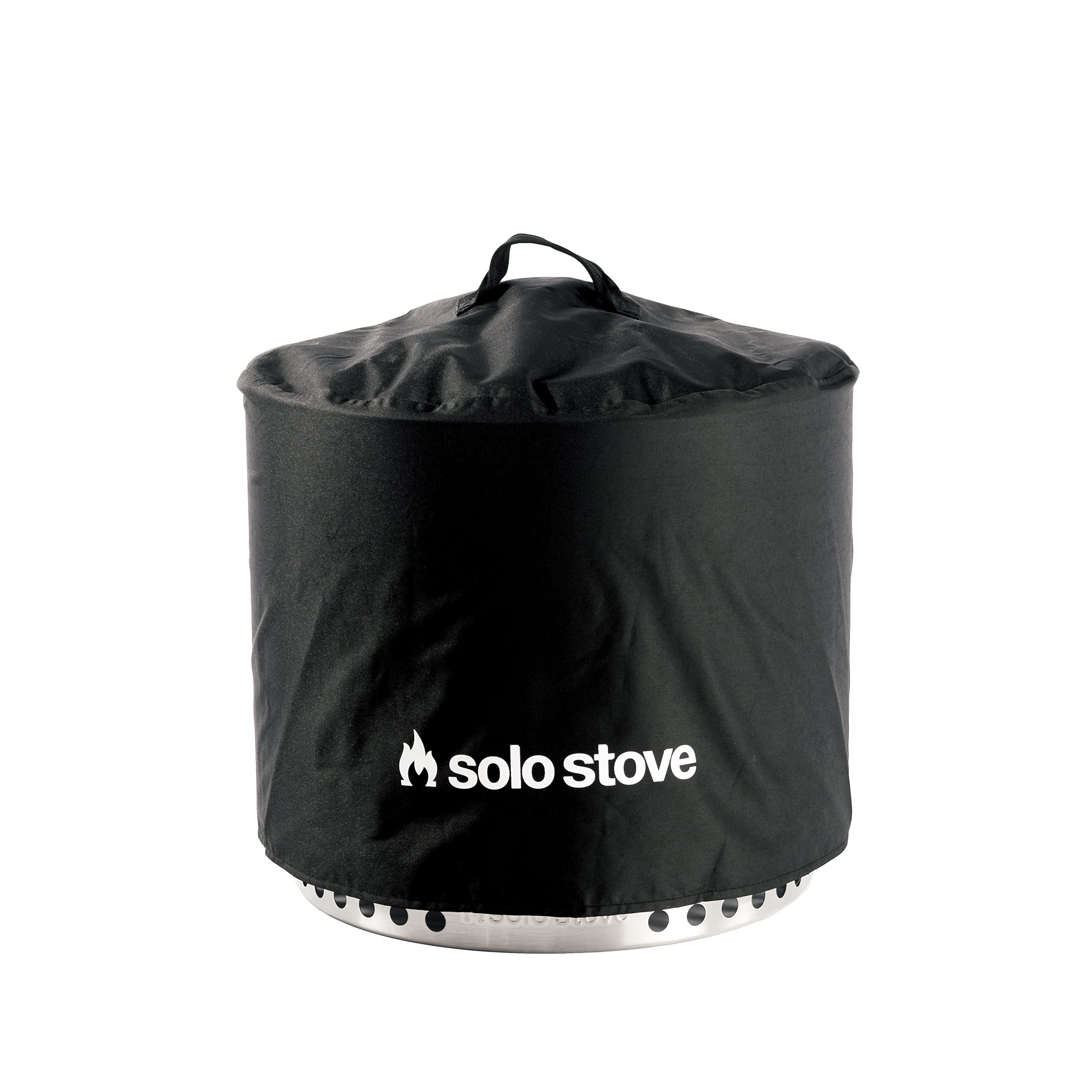 Solo Stove Bonfire Shelter Protective Fire Pit Cover or Shelter for Round Fire Pits, Waterproof Cover for Outdoor Firestove, Fire Pit Accessories for Outside Cooking, Camping and Outdoors, Black