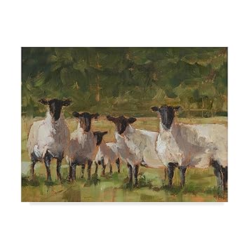 Amazon Com Trademark Fine Art Sheep Family Ii By Ethan Harper