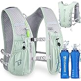 BECOJADDE Running Vest Hydration Backpack for Men Women, 5L Lightweight Running Backpack Hydration Pack for Marathon, Trail, Cycling, Hiking, Jogging