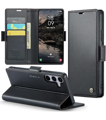 Cadorabo Custodia Compatibile Con Huawei P7 In Blu Scuro Nero