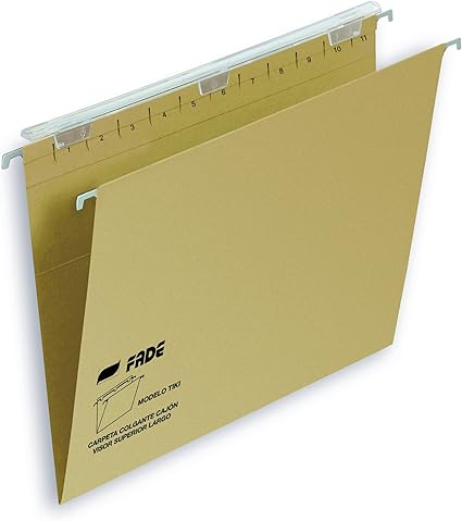 Elba Tiki - Caja de 25 carpetas colgantes para cajón, A4: Amazon.es: Oficina y papelería