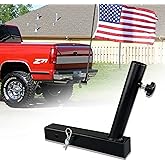 YIYITOOLS Soporte para mástil de bandera de enganche, kit de montaje de enganche universal para remolque, camión, Jeep, RV, c