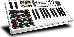 Amazon.com: M-Audio Code 25 | 25-Key USB MIDI Keyboard Controller with ...