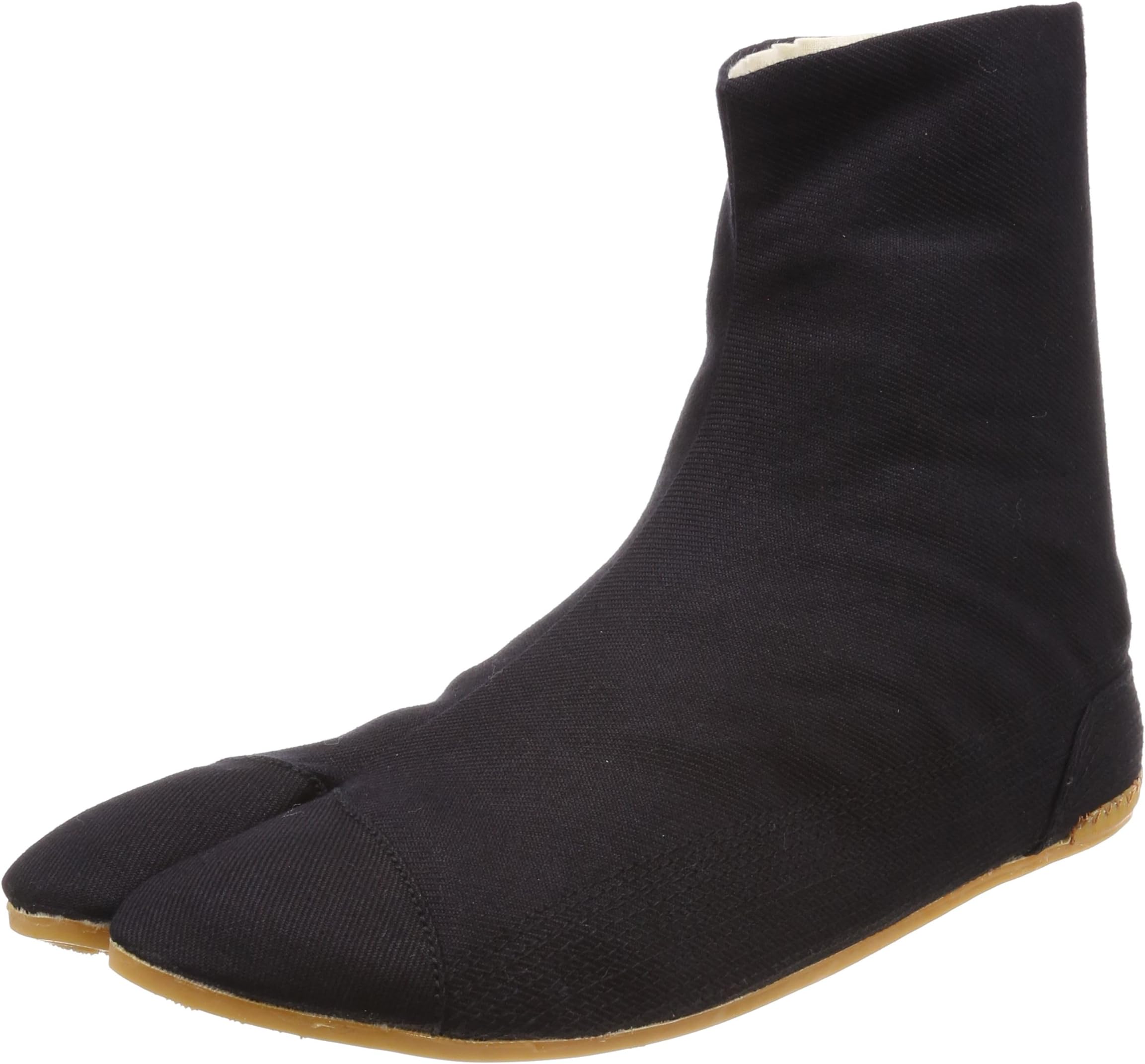 Rikio Ninja Tabi Shoes Low Top Comfort-Cushioned ! Black Jikatabi