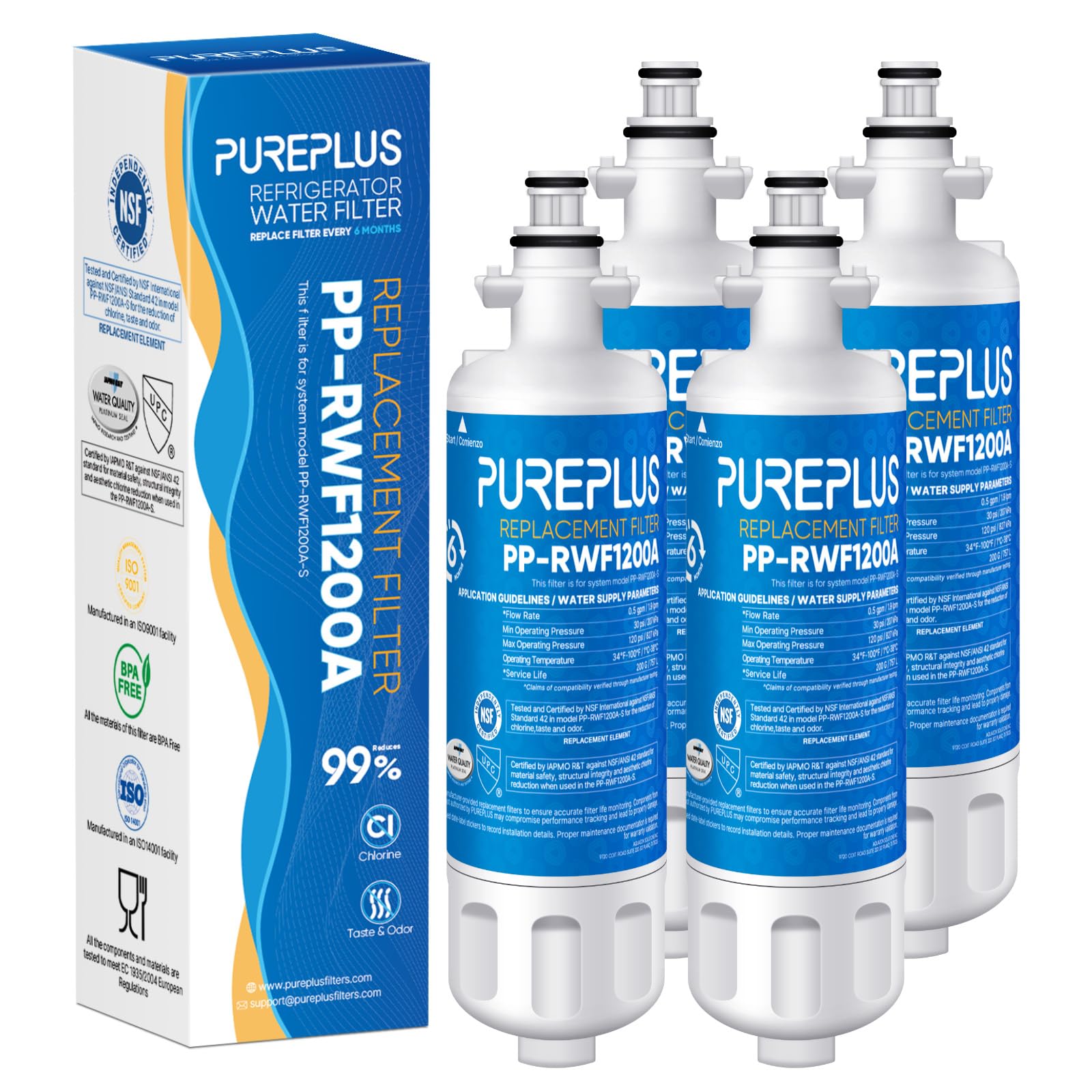 PUREPLUS 9690 Replacement for kenmore Elite 469690 LG LT700P RFC 1200A ...