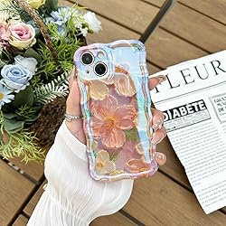 Sayoaho Designed for iPhone 13 Case for Women, Cute