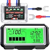 ANCEL BM200 PRO 12V Car Battery Monitor, 433MHz Wireless Battery Tester | with Cranking Charging Test, Voltage &amp; Temperature &amp; Alarm Real-Time Monitoring for Car, Motocycle, RV, Truck, Boat