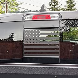 Zxiaochun Rear Middle Window American Flag Decal