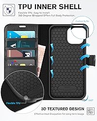 TUCCH Wallet Case for iPhone 13 Pro Max, RFID