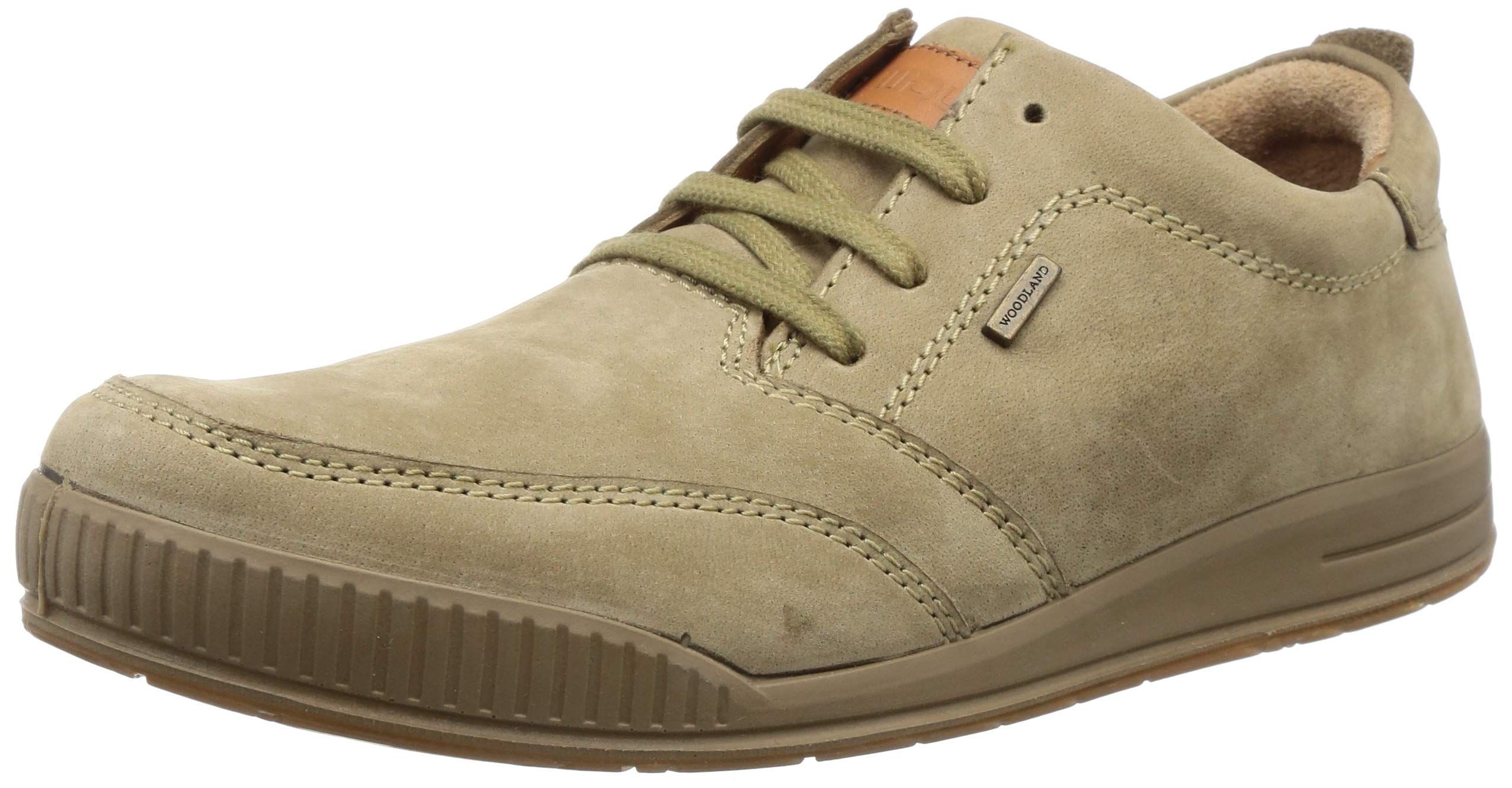 woodland men's leather boat shoes