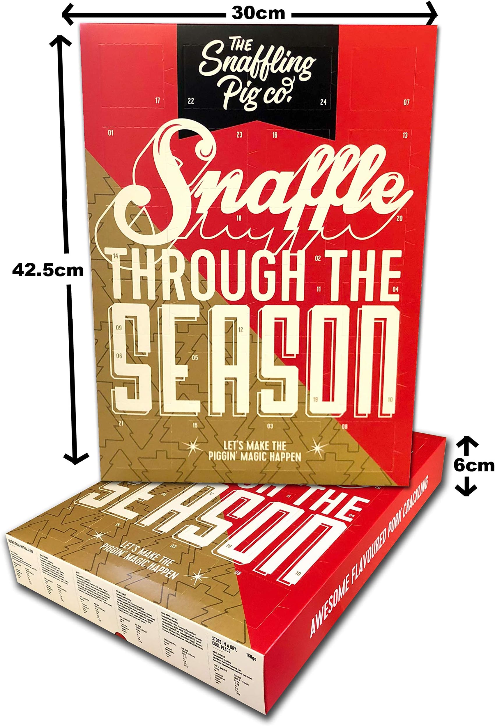 Snaffling Pig 2020 Pork Scratching Advent Calendar - Ultimate Pork Crackling Advent