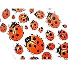 Ladybird Stickers Kids / Childrens Labels for party bags , scrap books , card making or notebook decoration