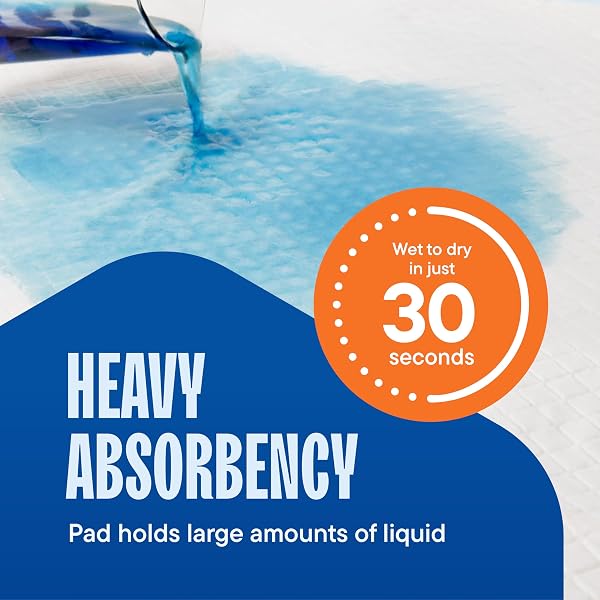 CHUCKS PADS DISPOSABLE [100-PACK] ADULT INCONTINENCE UNDERPADS 23″X 36″ LARGE ABSORBENT FLUFF PROTECTIVE BED PADS, TODDLER MATTRESS PADS – PEE PADS FOR PETS, KIDS & ADULTS – DOG & PUPPY TRAINING PADS