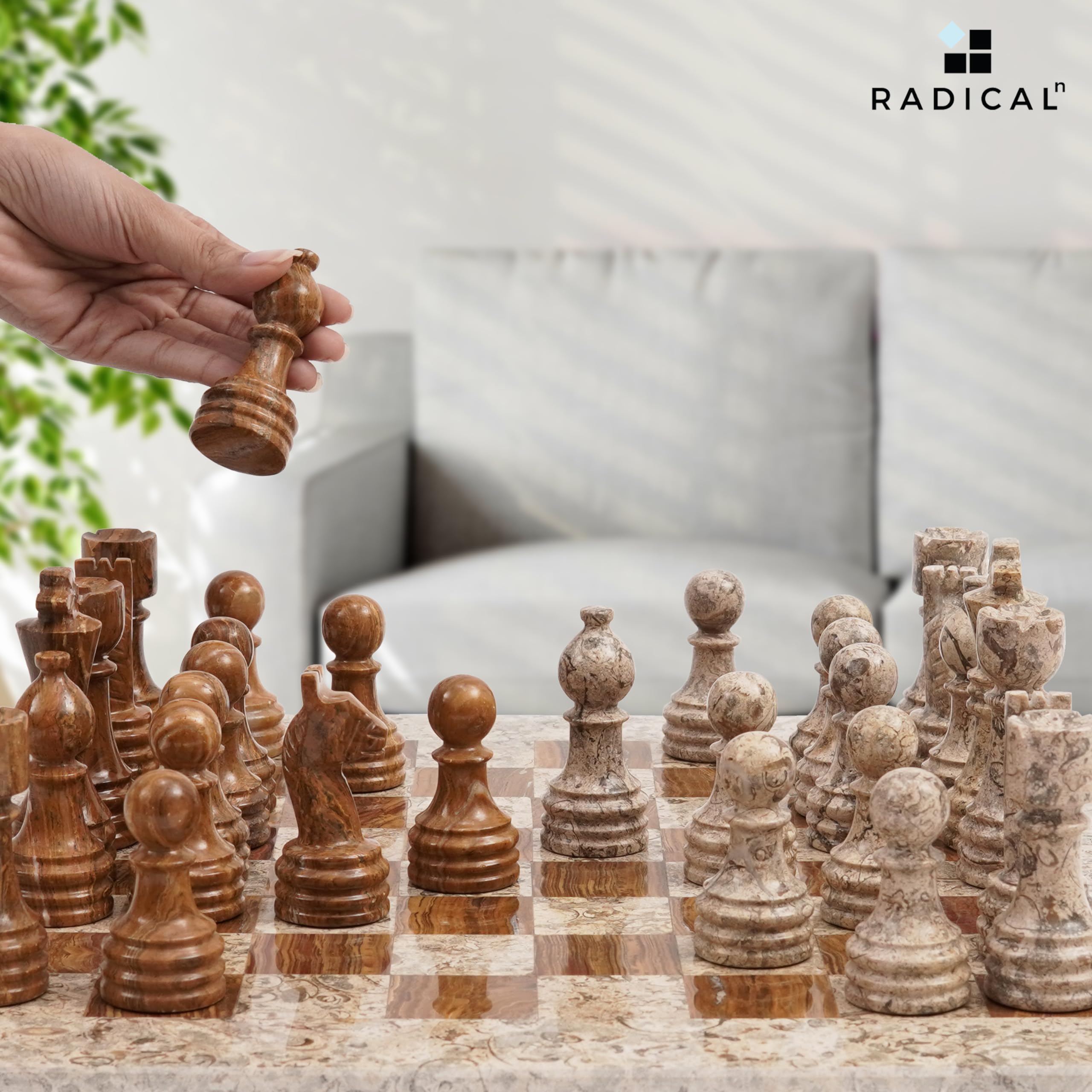 Radicaln Marble Chess Set 15