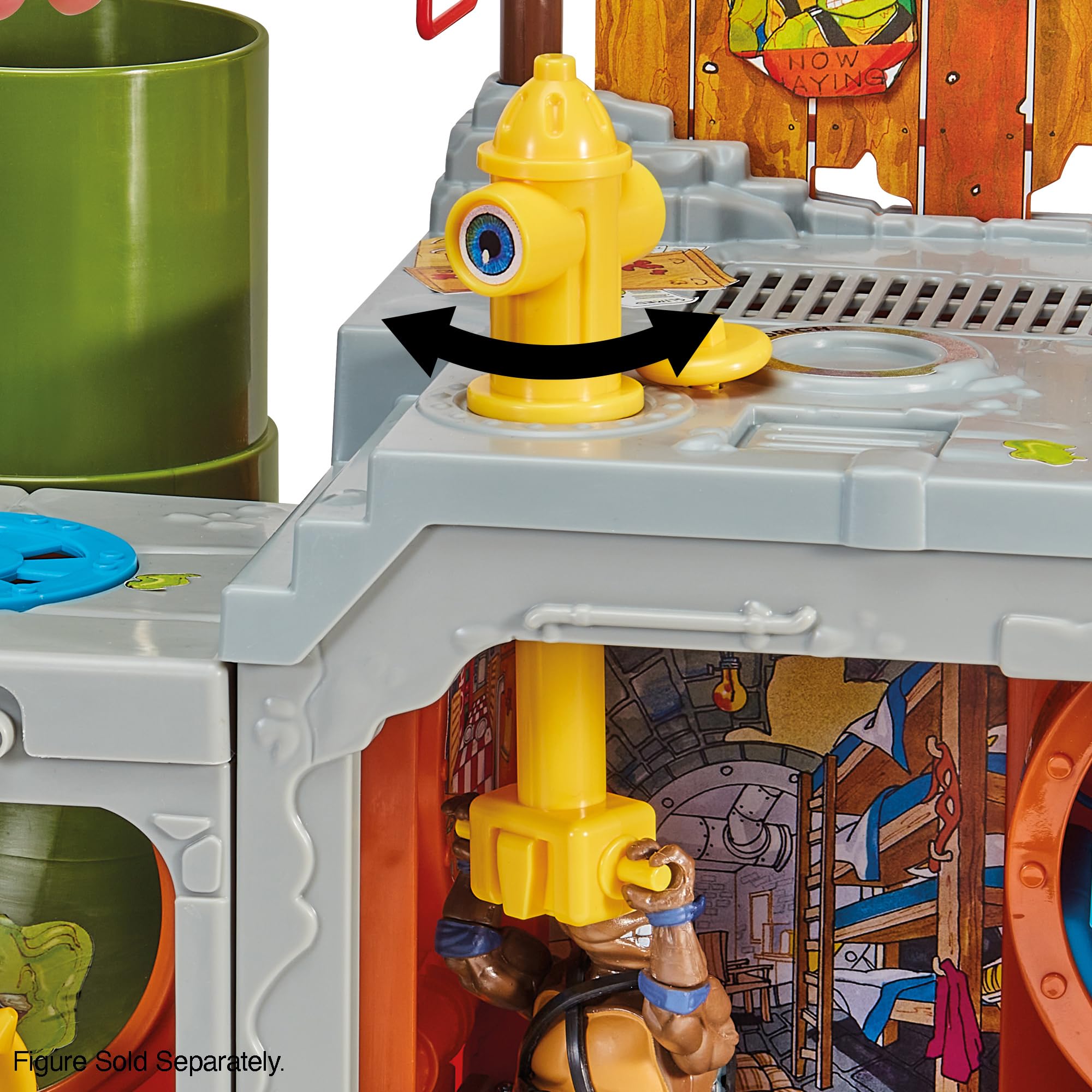 Teenage Mutant Ninja Turtles Classic Sewer Playset by Playmates Toys – Amazon Exclusive