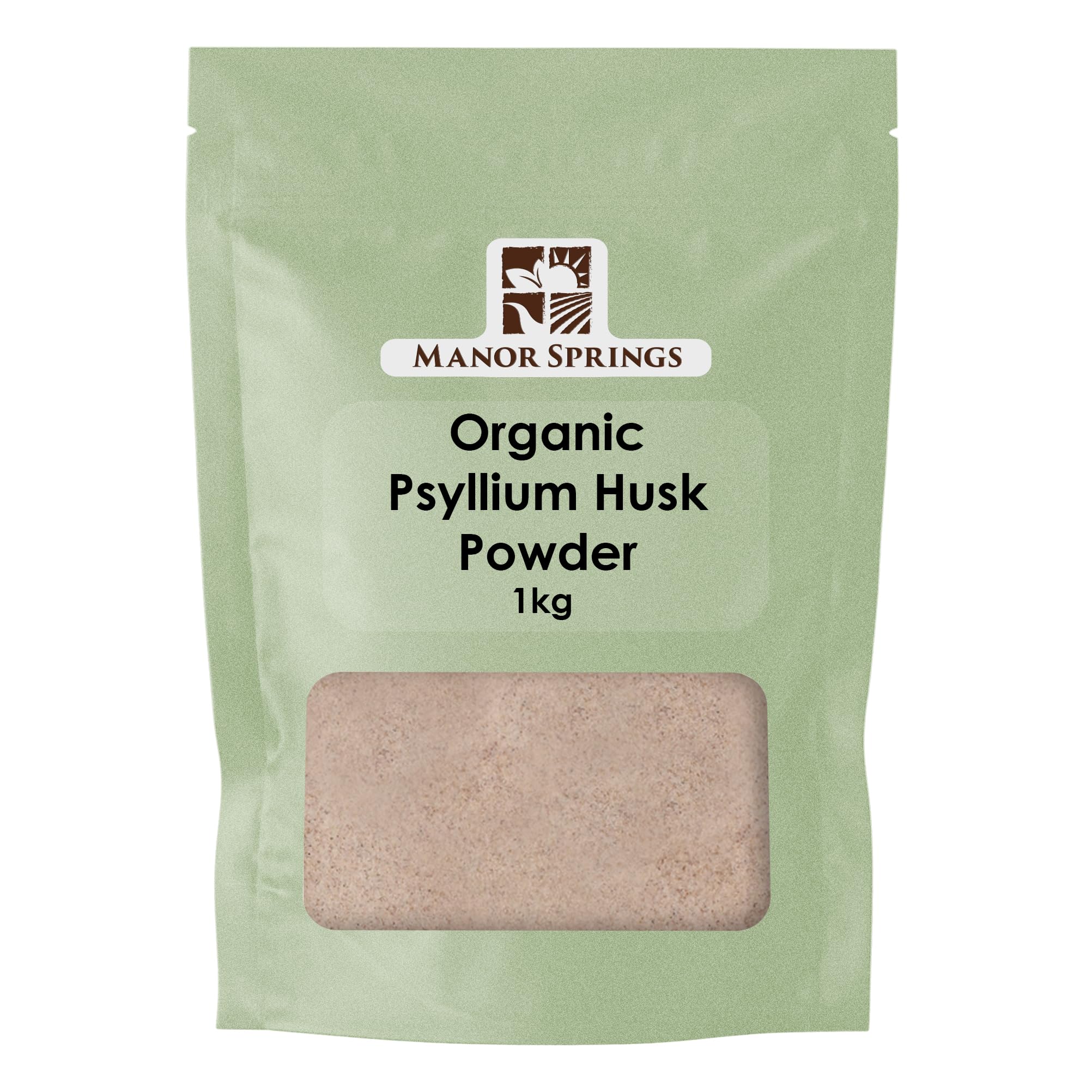 Organic Psyllium Husk Powder 1kg by Manor Springs Organic